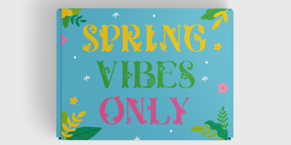 Lush Garden Font Poster 4