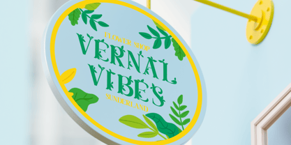 Lush Garden Font Poster 5