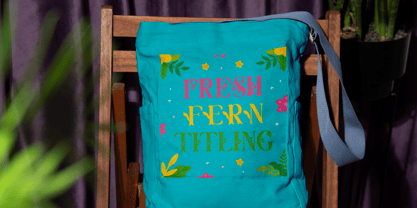 Lush Garden Font Poster 8