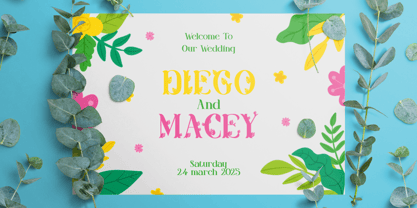 Lush Garden Font Poster 6