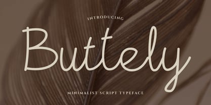 Buttely Font Poster 1