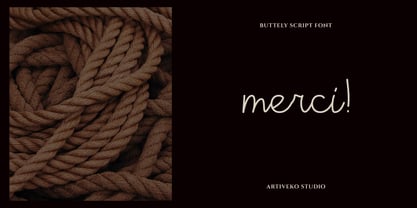 Buttely Font Poster 5