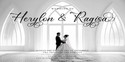 Gattenburg Mikalia Font Poster 3