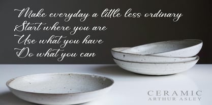 Gattenburg Mikalia Font Poster 6