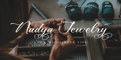 Gattenburg Mikalia Font Poster 5