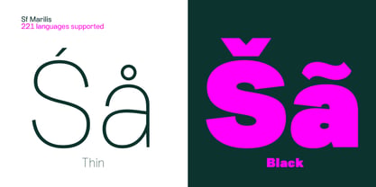 SF Marilis Font Poster 8