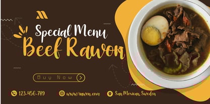 Murisa Russel Font Poster 4