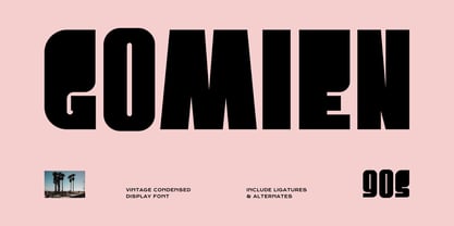 Gomien Font Poster 1