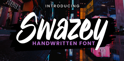 Swazey Font Poster 1