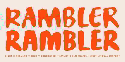 TC Rambler Font Poster 1
