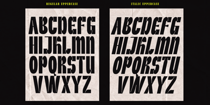 Scater Font Poster 11