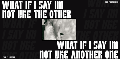 Scater Font Poster 7