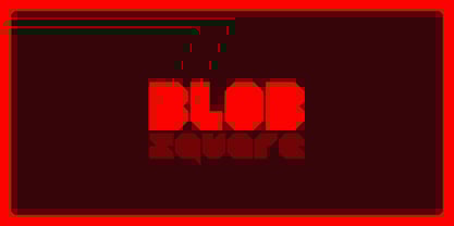 Blob Font Poster 6