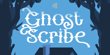 Ghost Scribe Font Poster 1