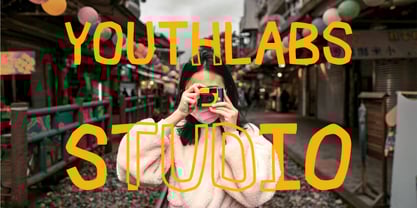 Paper Stitch Font Poster 15