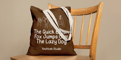 Paper Stitch Font Poster 9