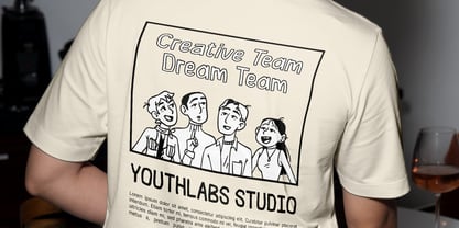 Paper Stitch Font Poster 8