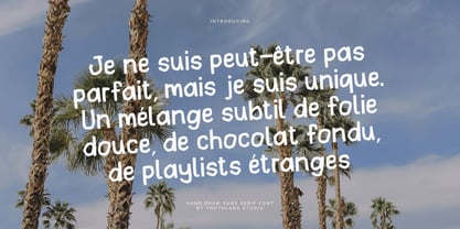 Paper Stitch Font Poster 2