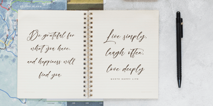 Brittany Glostime Font Poster 5