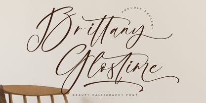 Brittany Glostime Font Poster 1