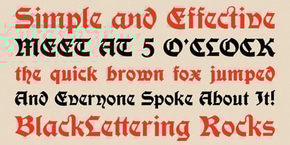 TC Grimstone Font Poster 4