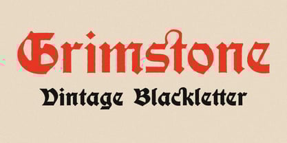 TC Grimstone Font Poster 1
