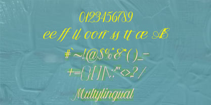 Delovancy Font Poster 8