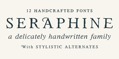 TC Seraphine Font Poster 1