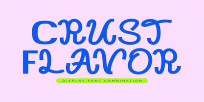 Crust Flavor Font Poster 1