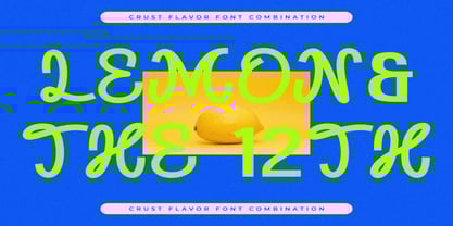 Crust Flavor Font Poster 4