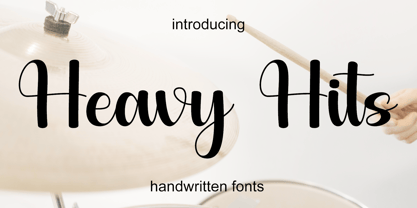 Heavy Hits Font Poster 1