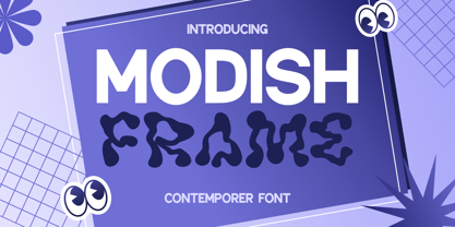 Modish Frame Font Poster 1