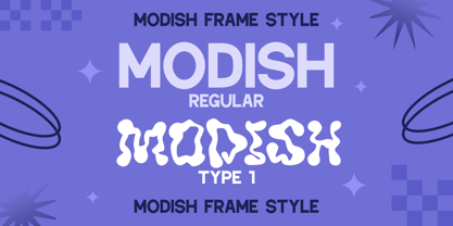 Modish Frame Font Poster 10