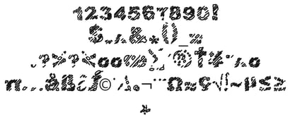 Blindz Font Poster 5