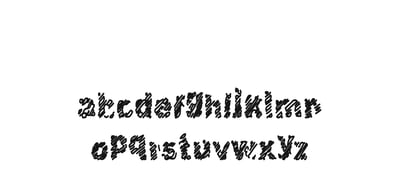 Blindz Font Poster 4