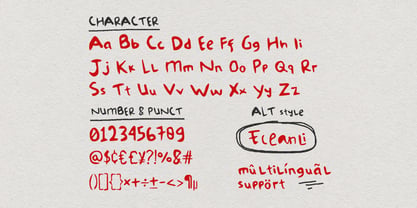MC Enanclie Font Poster 7