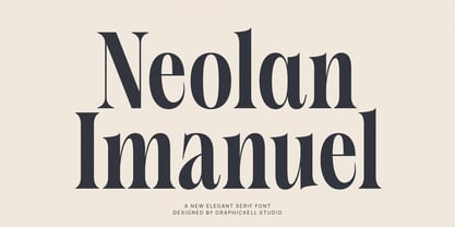 Neolan Imanuel Font Poster 1