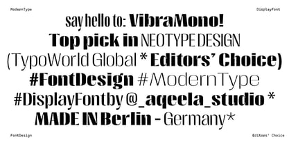 Moltrak Font Poster 2