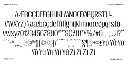 Moltrak Font Poster 6