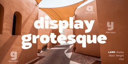 Laro Display Font Poster 7