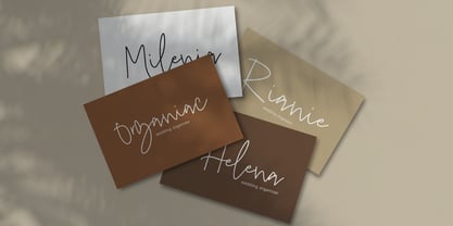 Arkamia Signature Font Poster 8