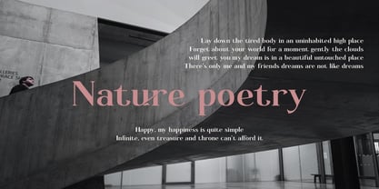 Bilment Font Poster 4