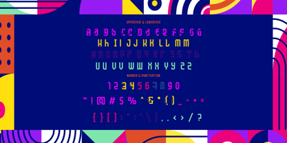 Paint Burst Font Poster 11