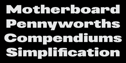 403 Vusion Font Poster 8