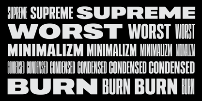 403 Vusion Font Poster 6