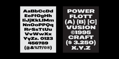 403 Vusion Font Poster 5