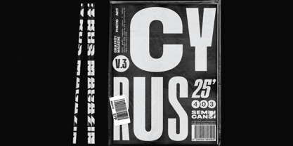 403 Vusion Font Poster 14