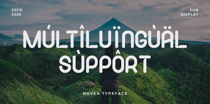 Nuvea Font Poster 3