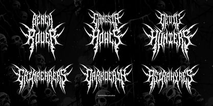 Darkpulse Font Poster 5