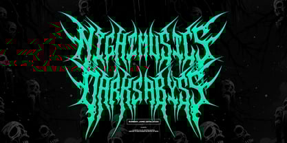 Darkpulse Font Poster 6